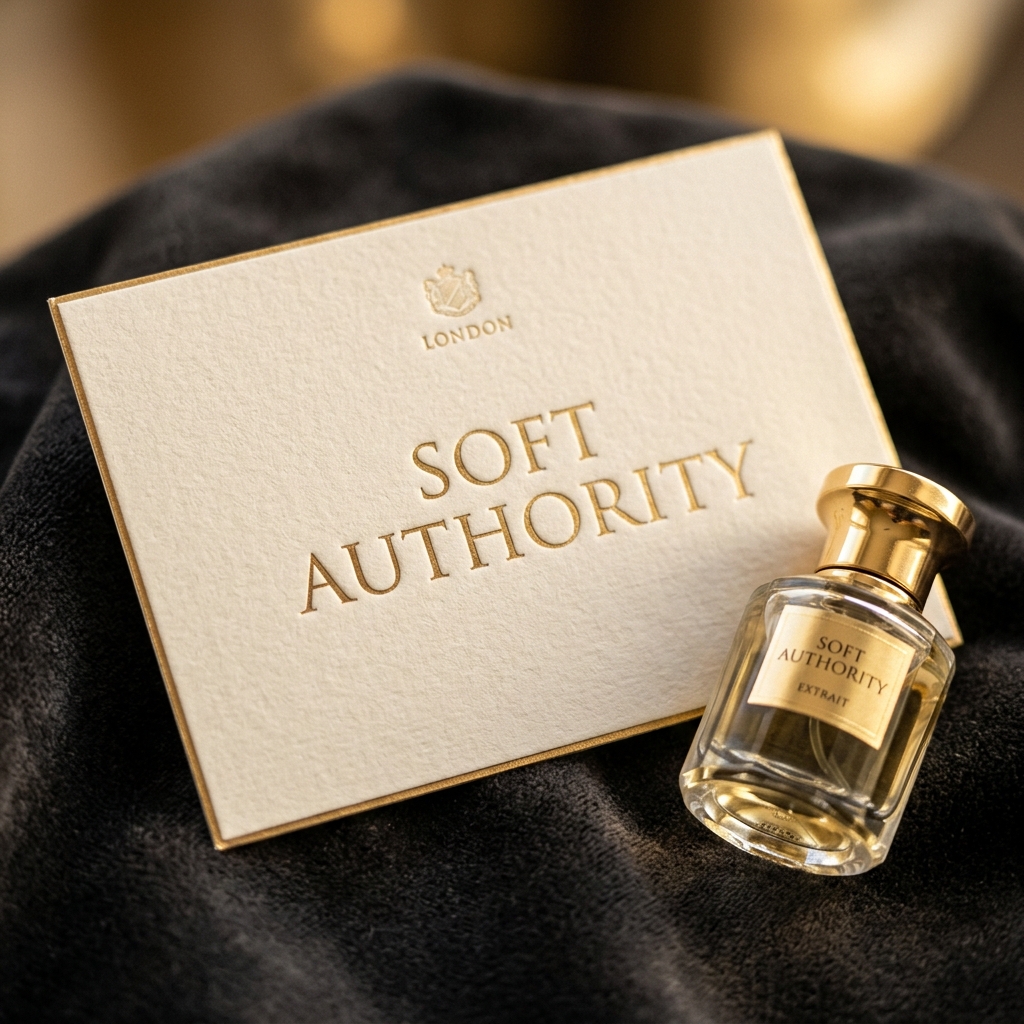 The Scent of You Identity Card — premium embossed luxury card